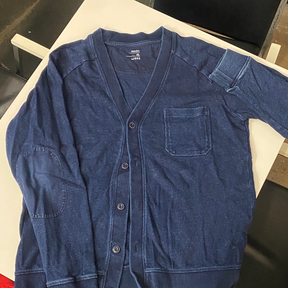 Gap Indigo XL Cardigan